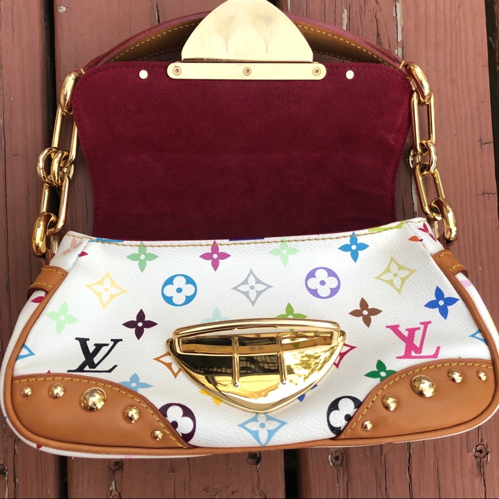 🚫SOLD🚫Louis Vuitton Marilyn Multicolor White - Picture 3 of 8